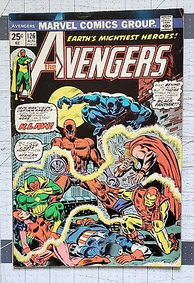 Buy AVENGERS #126 (1974, Marvel) Klaw And Black Panther • 3.94£