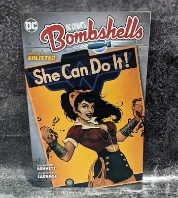Buy Bombshells Volume 1 Enlisted DC Comics (Paperback) By Marguerite Bennett/Sauvage • 5.90£