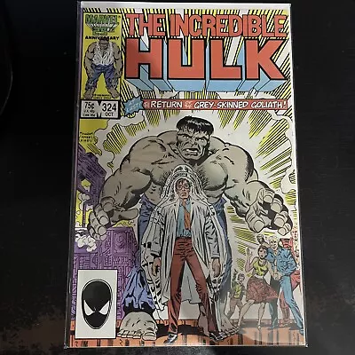 Buy Incredible Hulk #324 First Modern Return Of The Gray Hulk • 14.95£