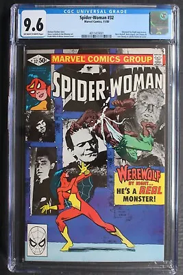 Buy SPIDER-WOMAN #32 Vs WEREWOLF By NIGHT 1980 Universal Monsters MILLER CGC NM+ 9.6 • 119.13£