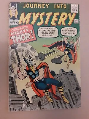 Buy Journey Into Mystery No 95. Thor.  1st App Of Professor Zaxton 1963 VG-  Marvel • 90.99£