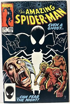 Buy Amazing Spider-Man #255 • KEY 1st Appearance Of The Black Fox! Black Suit FN-VF • 6.39£