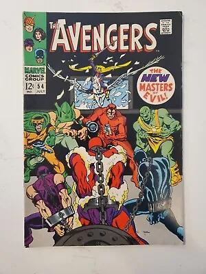 Buy Avengers #54 (1968) - 1st Cameo Appearance Of Ultron, 1st New Masters Of Evil • 15.77£