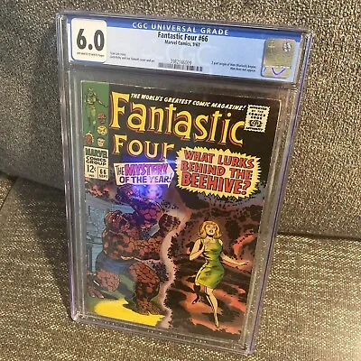 Buy Fantastic Four #66 CGC 6.0 KEY Issue Origin Of HIM (Adam Warlock) Begins. • 98.95£