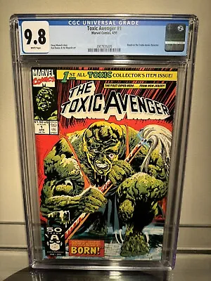 Buy Marvel Comics The Toxic Avenger #1 4/91 1991 Troma Doug Moench Rod Ramos CGC 9.8 • 315.37£