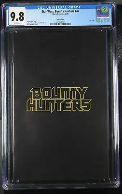 Buy Star Wars Bounty Hunters #42 CGC 9.8 Logo Edition Variant Cover Marvel 2024 WP • 39.52£