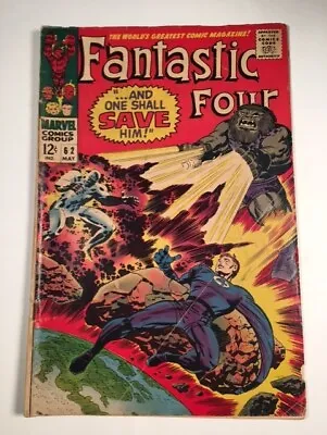 Buy 1966 Marvel Fantastic Four #62. First Blastaar!  Also Inhumans, Sandman! • 18.43£