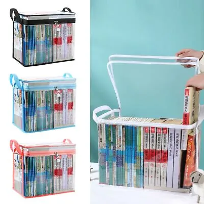 Buy Stackable Comic Book Storage Bag Zipper Clear Pouch  Student • 8.25£