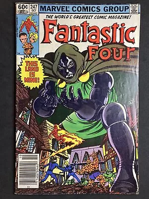 Buy Fantastic Four #247 (1982) 8.0 VF+ 1st Kristoff Vernard Dr Doom Newsstand Marvel • 10.28£