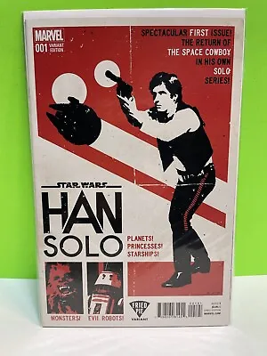 Buy Han Solo 1 (2016) - David Aja Fried Pie Poster Variant - Rare • 7.90£