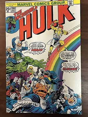 Buy Incredible Hulk #190 FN 1st App Of Glorian. Herb Trimpe Art (Marvel 1975) • 11.12£