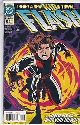 Buy Dc Comics The Flash Vol. 2 #92 July 1994 1st App Impulse Bart Allen Fast P&p • 39.99£