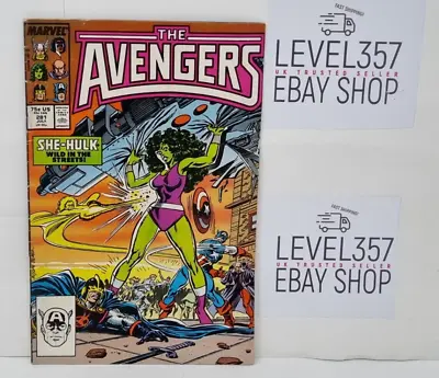 Buy The Avengers #281 July 1987  She-Hulk Wild In The Streets - *FREE UK SHIPPING • 7£