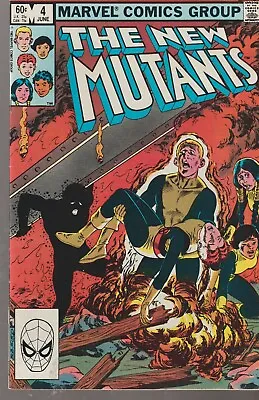 Buy Marvel Comics New Mutants #4 (1983) 1st Print F • 4.95£