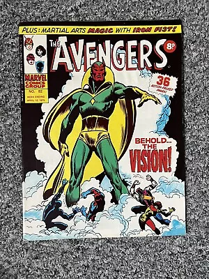 Buy Avengers #82 Apr 1975 F/VF John Buscema Cover Art Behold The Vision! • 15£