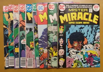 Buy Mister Miracle Run Lot Of 9 Issues 16 17 18 19 20 21 22 23 24 DC Comics Kirby • 35.57£