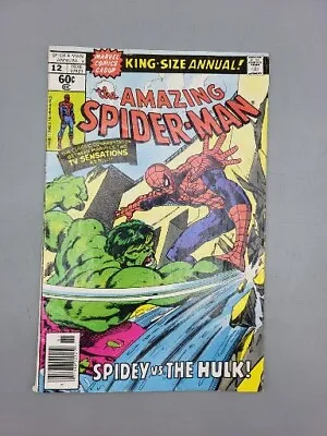 Buy Amazing Spider-Man, King-Size #12, Spider-Man Vs. The Hulk (1978) *Newstand • 23.71£