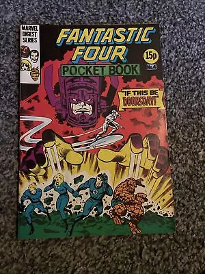 Buy MARVEL Comic FANTASTIC FOUR 49&50 Galactus Full 1st App Pocket Book 4 Uk Reprint • 9.99£