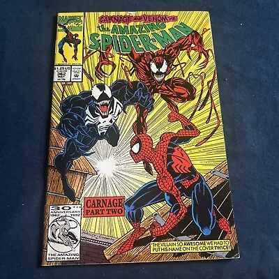 Buy Amazing Spider-Man #362 VF 8.0 2nd Carnage! Venom! Human Torch! Marvel 1992 • 7.99£