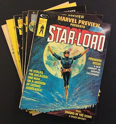 Buy MARVEL PREVIEW #4 11 14 15 18 First App STAR-LORD Comic Magazines +SUPER SPEC 10 • 359.78£