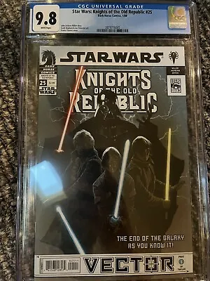 Buy Star Wars Knights Of The Old Republic 25 CGC 9.8 Vector Part 1 Vader Key Issue • 66.22£