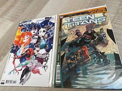 Buy 2021 Future State Teen Titans #1-2 Variant 1 Apps US DC Comics Nm • 11.99£