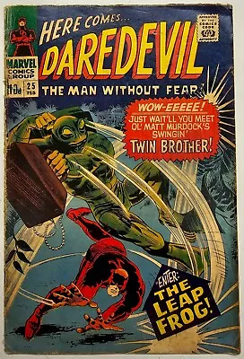 Buy Marvel Comics Silver Age Daredevil Key Issue 25 GD Good Grade 1st Leap Frog • 0.99£