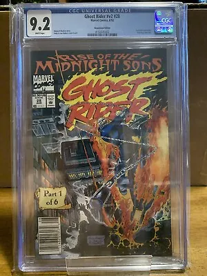Buy Ghost Rider V2 #28 Newsstand 1992 CGC 9.2 • 39.53£