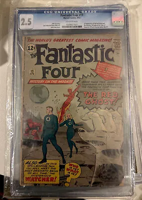 Buy CGC 2.5 Fantastic Four # 13                  (1st App)The Watcher & Red Ghost • 313.87£