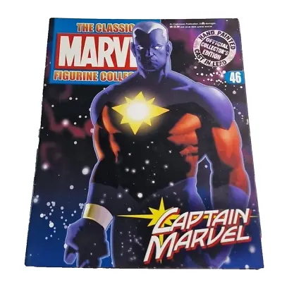 Buy The Classic Marvel Figurine Collection Magazine 46 Captain Marvel (No Figure) • 3.86£