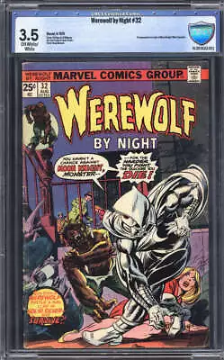 Buy Werewolf By Night #32 Cbcs 3.5 Ow/wh Page / Origin + 1st App Of Moon Knight 1975 • 482.27£