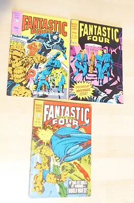 Buy 3 X Fantastic Four Marvel Digest Pocket Books #19, 20 & 24 1981 FN/VF • 14.50£