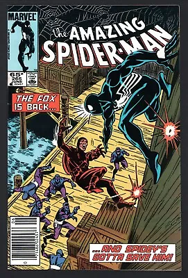 Buy Amazing Spider-Man #265 Marvel 1985 NM- Newsstand 1st Silver Sable Black Costume • 47.44£