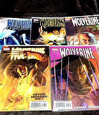 Buy WOLVERINE #7-11 Lot Of (5) Coyote Crossing Marvel Knights Rucka 2003 • 13.84£
