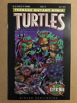 Buy Teenage Mutant Ninja Turtles #61 1984 Series 1993 Mirage Comic Book • 98.79£
