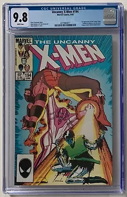 Buy Uncanny X-Men 194 CGC 9.8 NM/MT 1st Appearance Fenris Twins - Marvel Comics 1985 • 71.96£