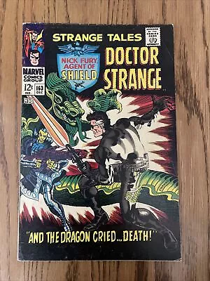 Buy Strange Tales #163 (Marvel 1967) Nick Fury Yellow Claw Jim Steranko, Stan Lee FN • 14.38£