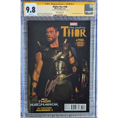 Buy Mighty Thor #700 Photo Variant__CGC 9.8 SS__Signed By Chris Hemsworth • 467.91£