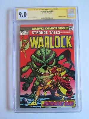 Buy Strange Tales 180 CGC 9.0 SS Signed By Stan Lee 1st Gamora 1975 • 595.03£