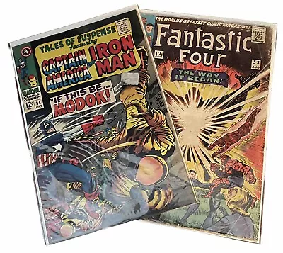 Buy Tales Of Suspense 94 1st MODOK!+ Fantastic Four 53 2nd Appearance Black Panther • 59.38£