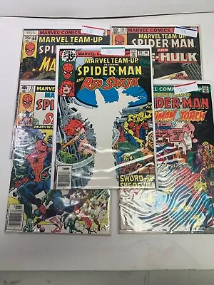 Buy Marvel Team-up Spider-Man Lot:#68,#79,#81,#107,#121,#145 • 54.68£