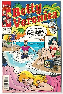 Buy 1993 Archie - Betty And Veronica # 66 Newsstand Bikini Cover - High Grade Copy • 6.30£