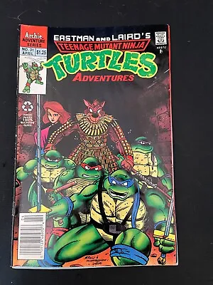 Buy Eastman & Laird's Teenage Mutant Ninja Turtles Adventures #31 Archie 1992 • 3.99£