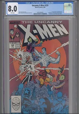 Buy Uncanny X-Men #229 CGC 8.0 1988 Marvel Comics Origin 1st App Of The Reavers • 27.58£
