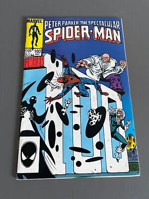 Buy Spectacular Spider-man #100 (1985) Black Cat/king Pin/spot App - 7.0 F/vf • 8.69£