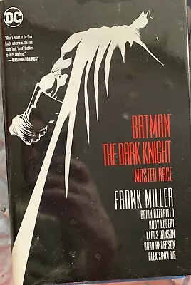 Buy Batman: The Dark Knight: Master Race By Frank Miller (Hardcover) • 10£