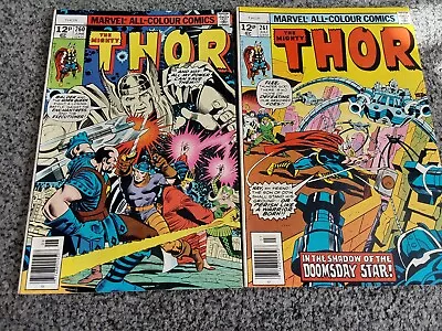 Buy The Mighty Thor # 260 & 261 VF+ Walt Simonson Art. Free Postage • 20£