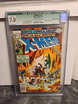 Buy Marvel Comics (( UNCANNY)) X-MEN # 113 CGC 7.0 !! Vs Magneto ! Wolverine  • 63.95£
