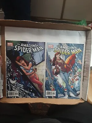 Buy Amazing Spider-Man 51 & 52 J Scott Campbell Mary Jane Marvel Legacy 492 & 493 • 22.08£