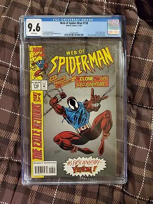 Buy Web Of Spider-man #118 CGC 9.6 1st Ben Reilly  • 179.25£